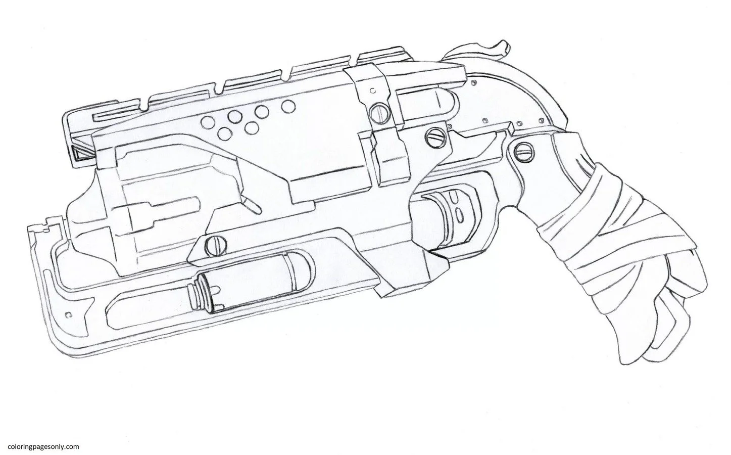 Gun Coloring Pages 61