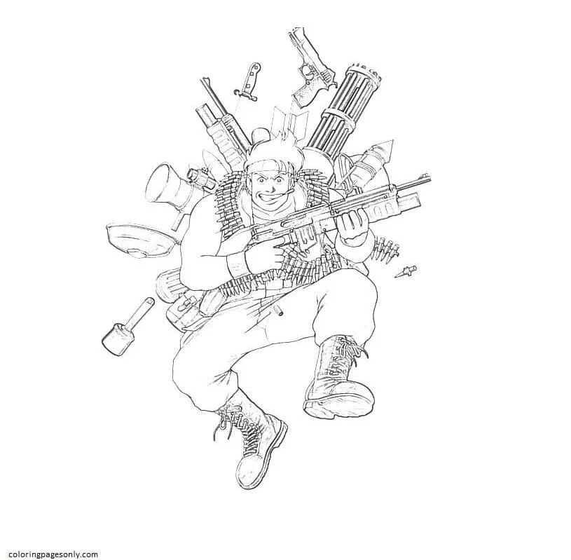 Gun Coloring Pages 63
