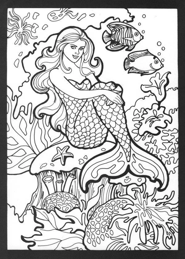Sirenas H2O para Colorear 10