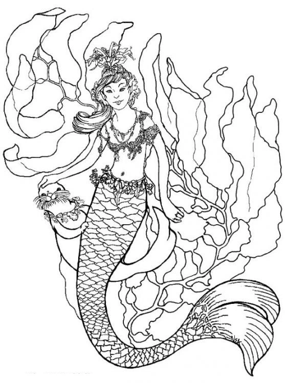 Sirenas H2O para Colorear 19