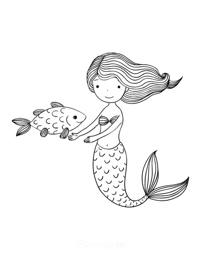 Sirenas H2O para Colorear 23