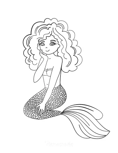 Sirenas H2O para Colorear 29