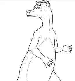 Hadrosaurus Coloring Pages 14