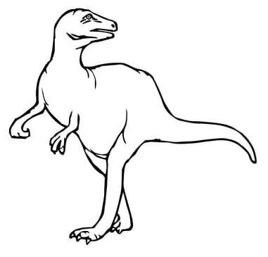 Hadrosaurus Coloring Pages 3