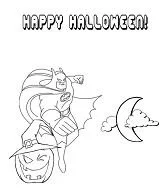 Ausmalbilder Halloween Fledermaus 8