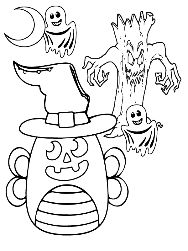 Halloween Squishmallow Coloring Pages 11