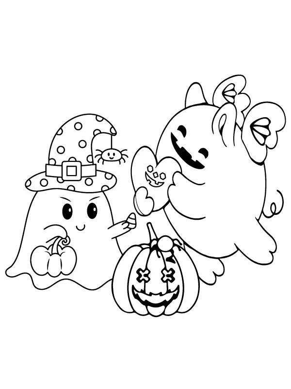 Halloween Squishmallow Coloring Pages 14