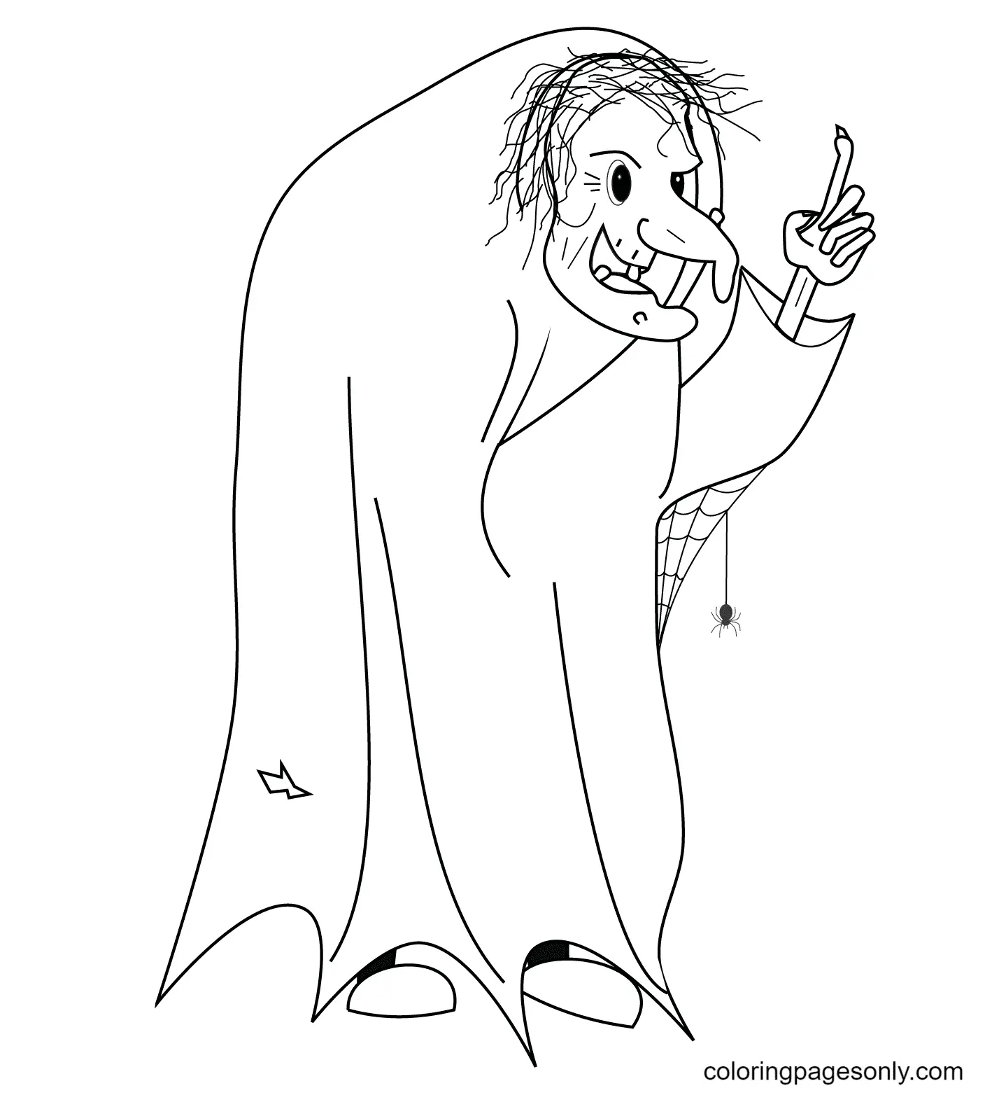 Halloween Witch Coloring Pages 64