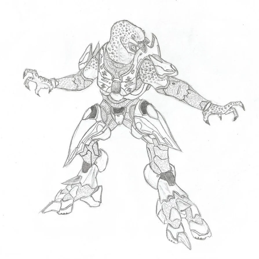 Halo Para Colorear 16