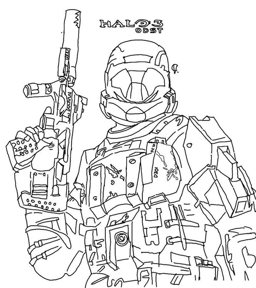 Halo Para Colorear 20