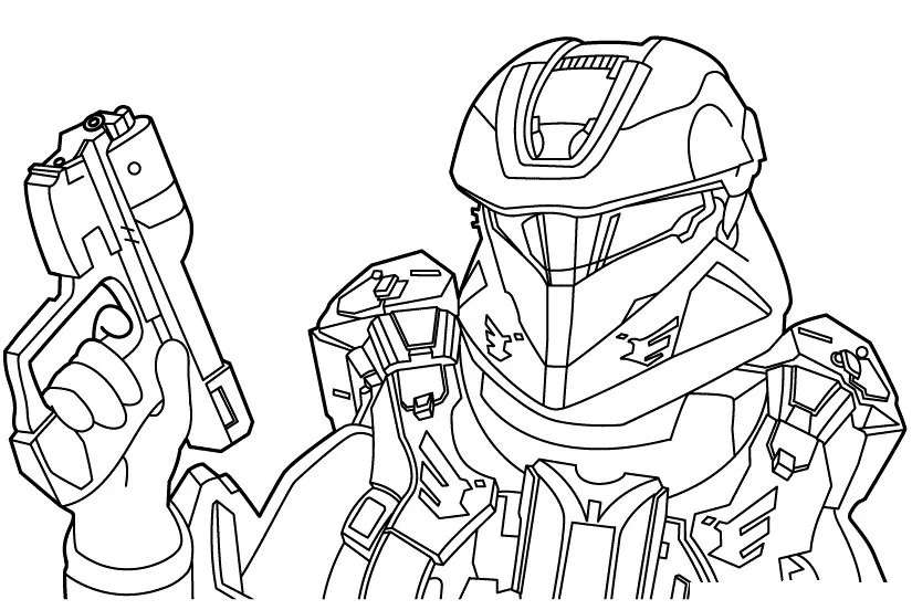 Halo Para Colorear 21