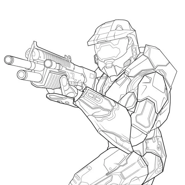 Halo Para Colorear 22