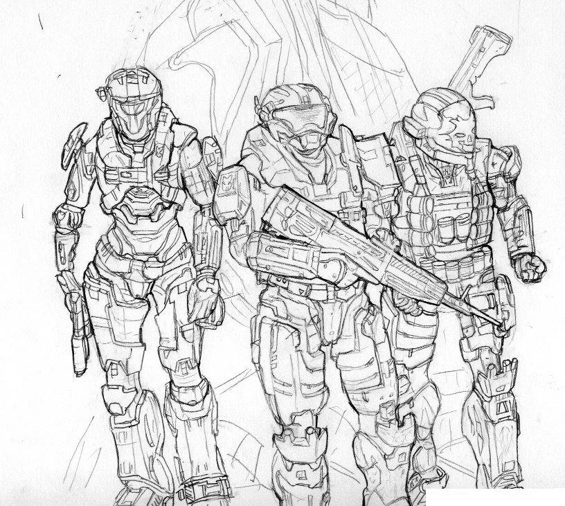 Halo Para Colorear 24