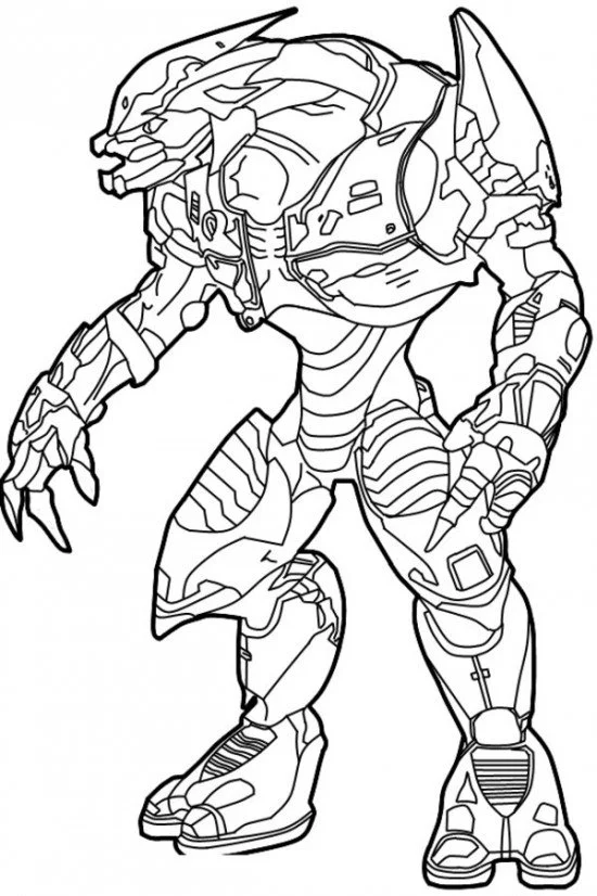 Halo Para Colorear 26