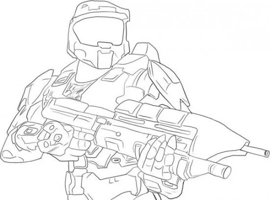 Halo Para Colorear 43