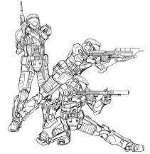 Halo Para Colorear 5