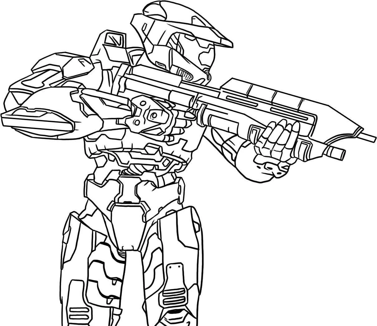 Halo Para Colorear 6