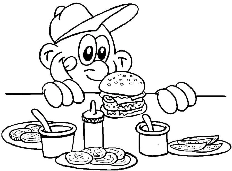 Hamburger Ausmalbilder 103