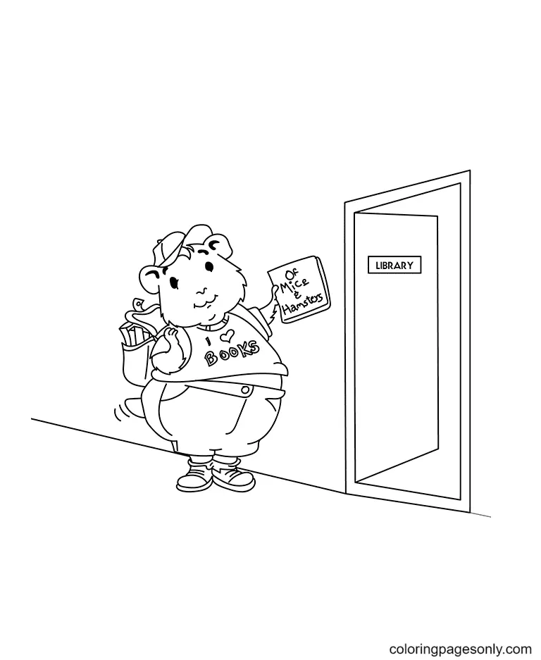 Hamster Coloring Pages 59