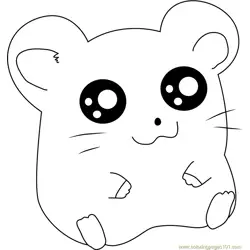 Hamtaro Para Colorear 8