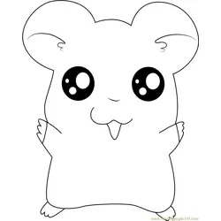Hamtaro Para Colorear 9