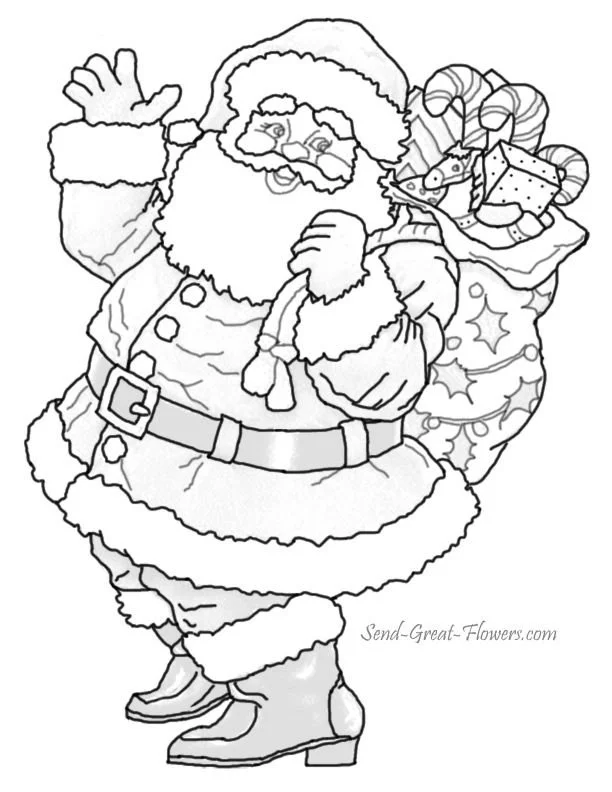 Hard Christmas Coloring Pages 11