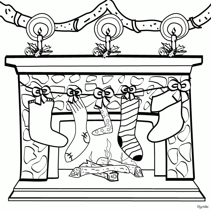 Hard Christmas Coloring Pages 15