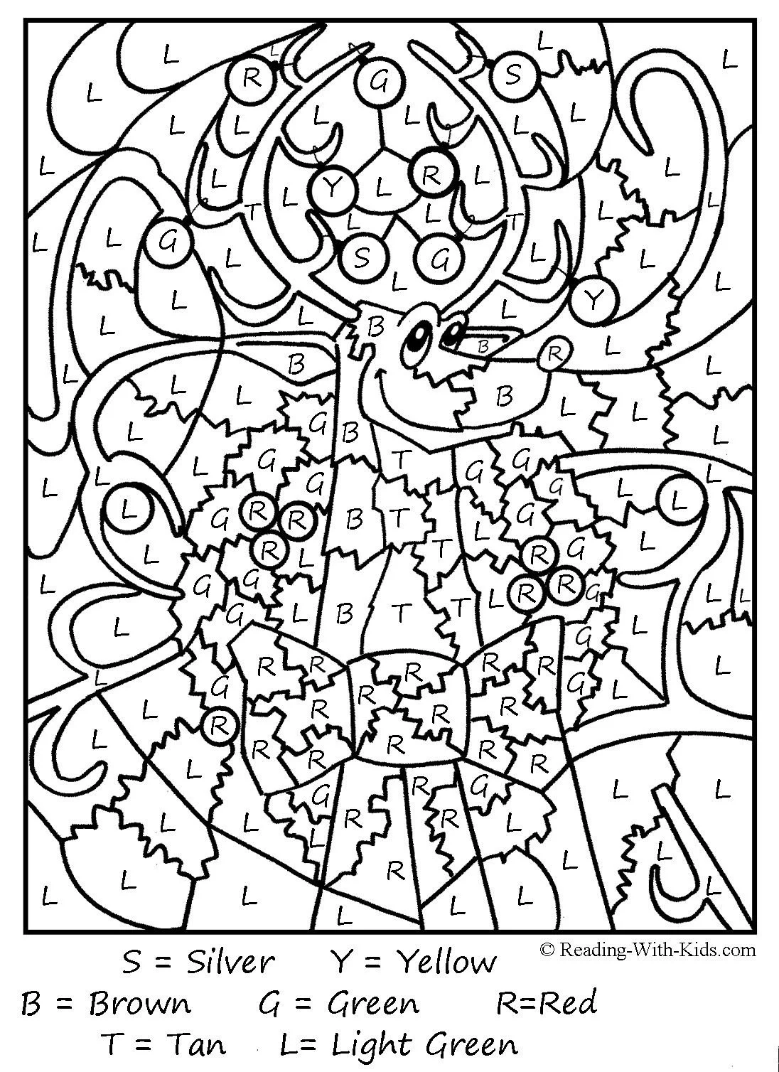 Hard Christmas Coloring Pages 21