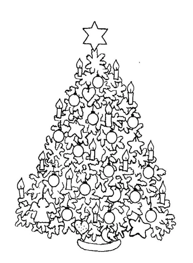 Hard Christmas Coloring Pages 22