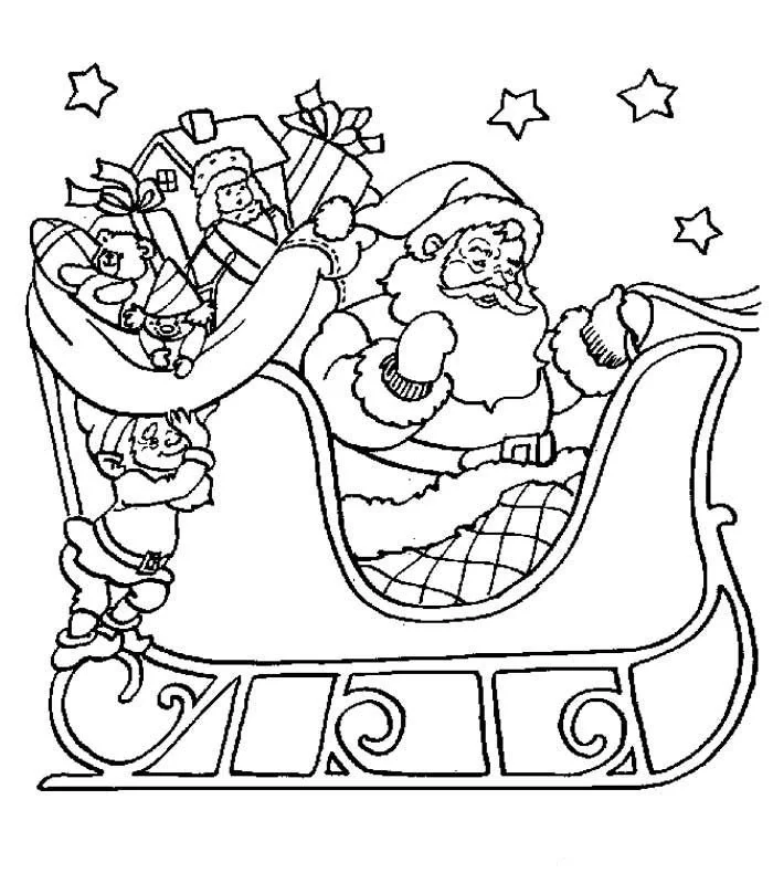 Hard Christmas Coloring Pages 27