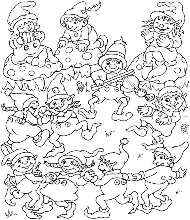 Hard Christmas Coloring Pages 5