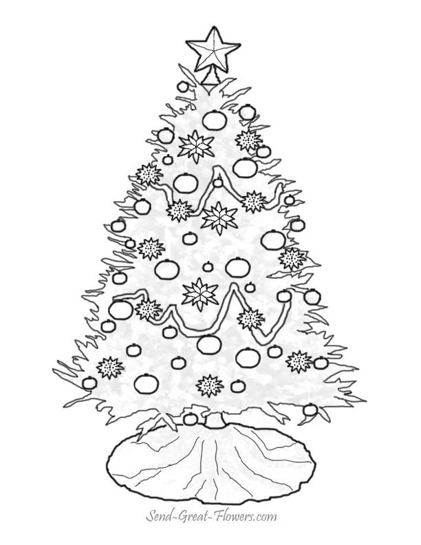 Hard Christmas Coloring Pages 6