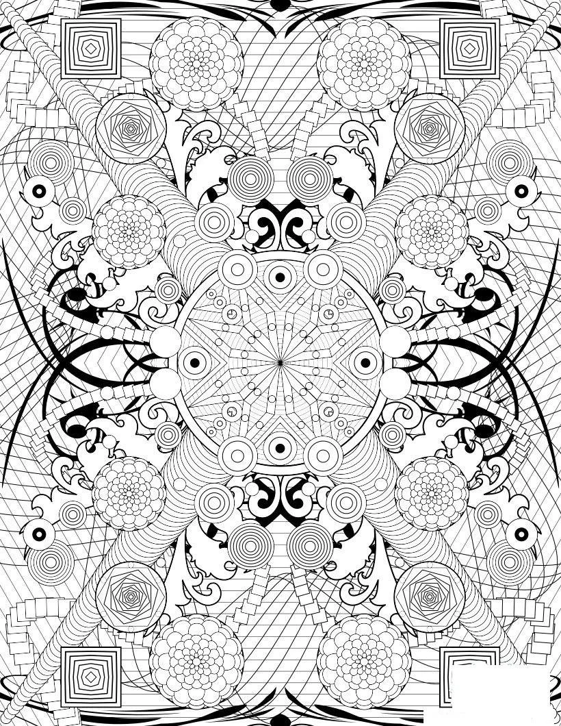 Desenhos de Paginas Dificeis Para Colorir 108