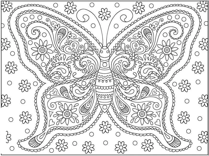 Desenhos de Paginas Dificeis Para Colorir 13