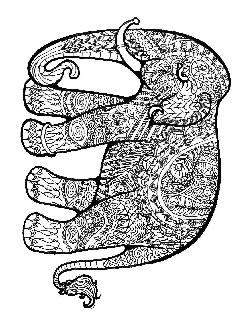 Desenhos de Paginas Dificeis Para Colorir 14