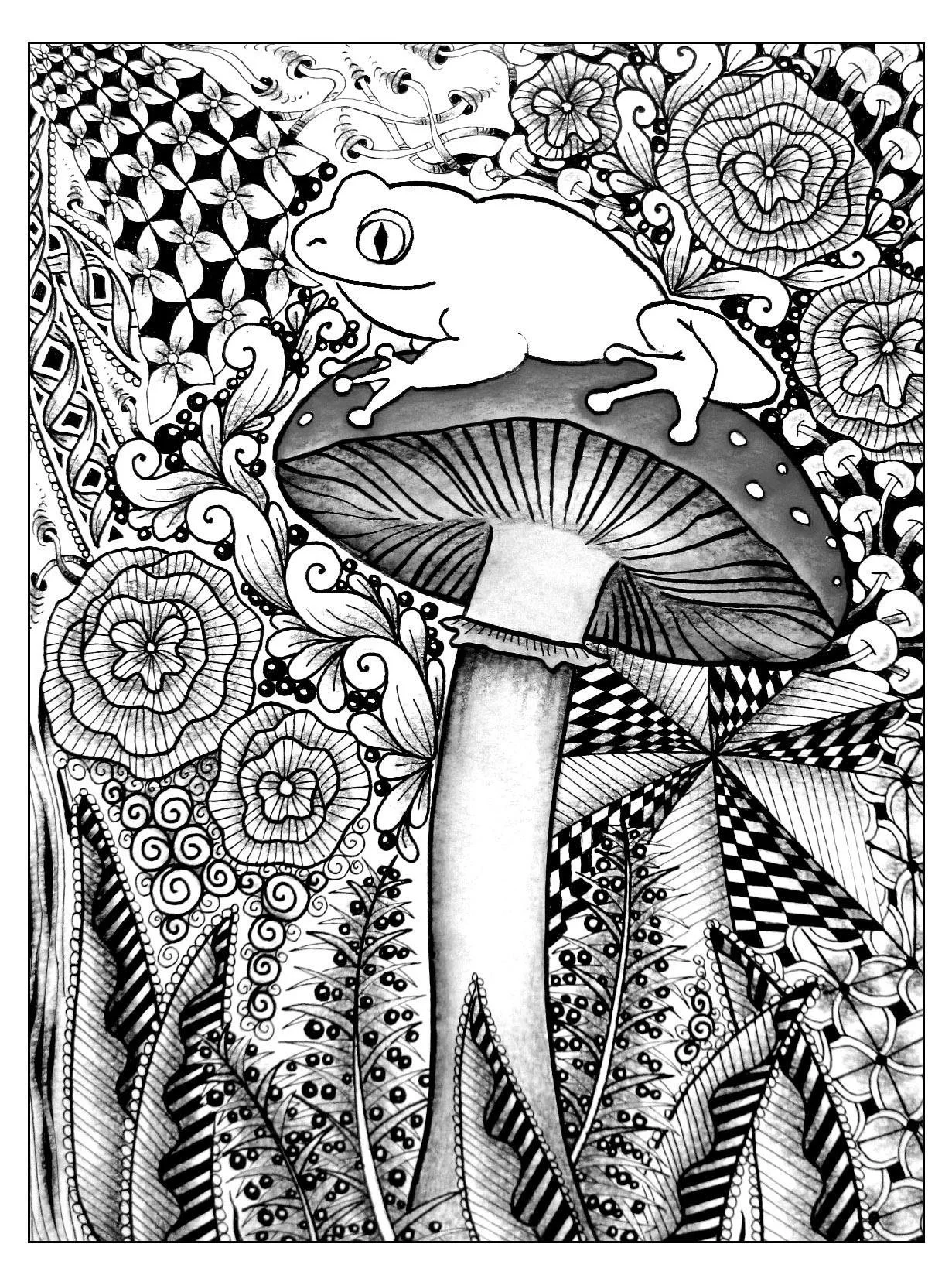 Desenhos de Paginas Dificeis Para Colorir 17