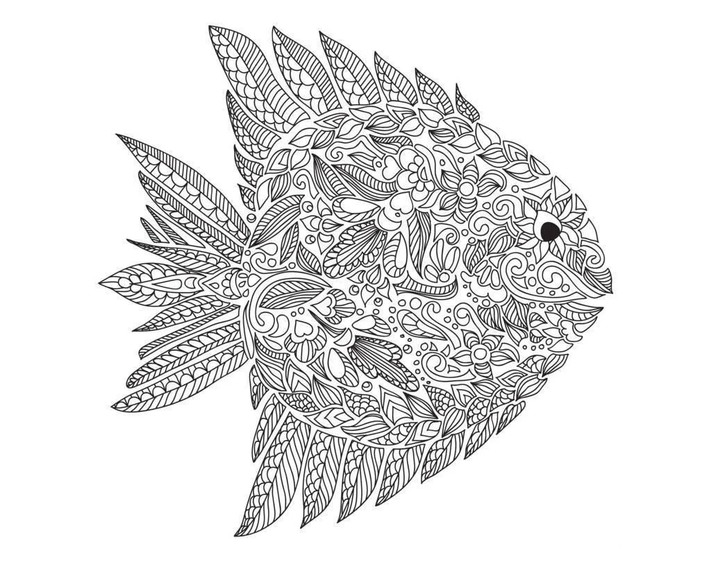 Desenhos de Paginas Dificeis Para Colorir 19