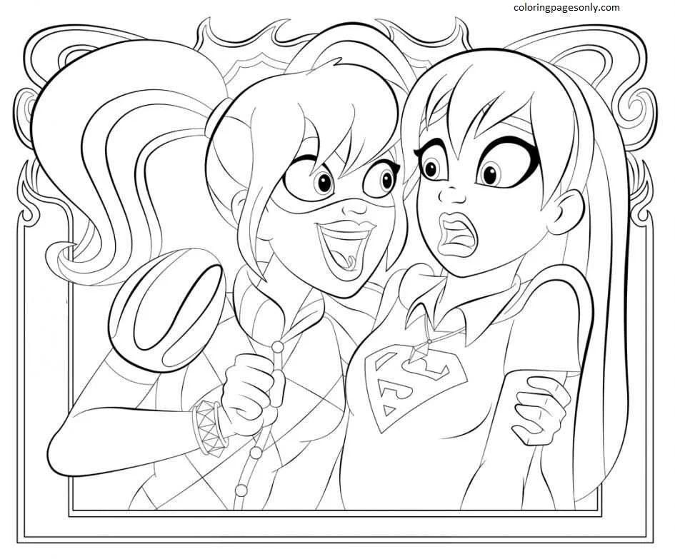 Harley Quinn Para Colorear 24