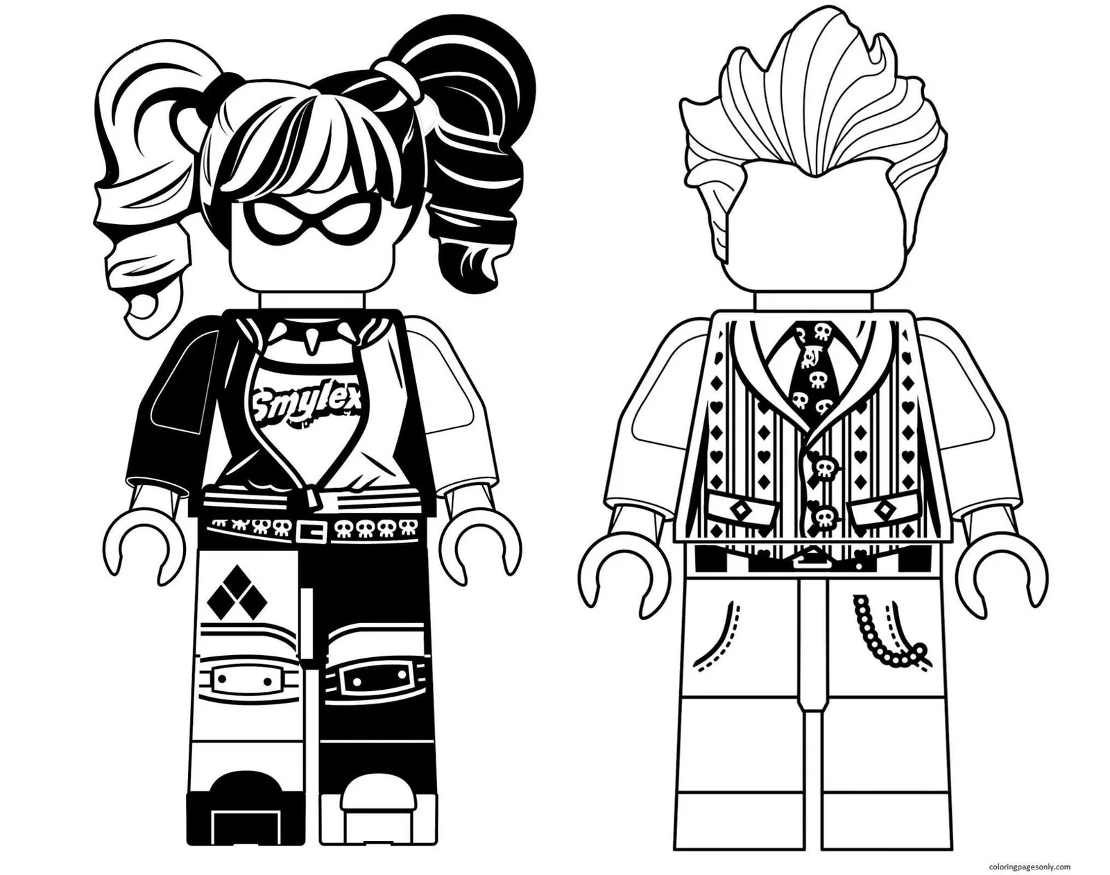 Harley Quinn Coloring Pages 26