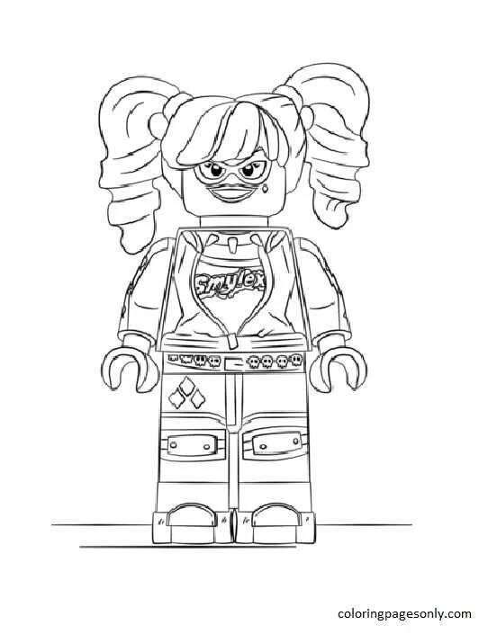 Harley Quinn Coloring Pages 29