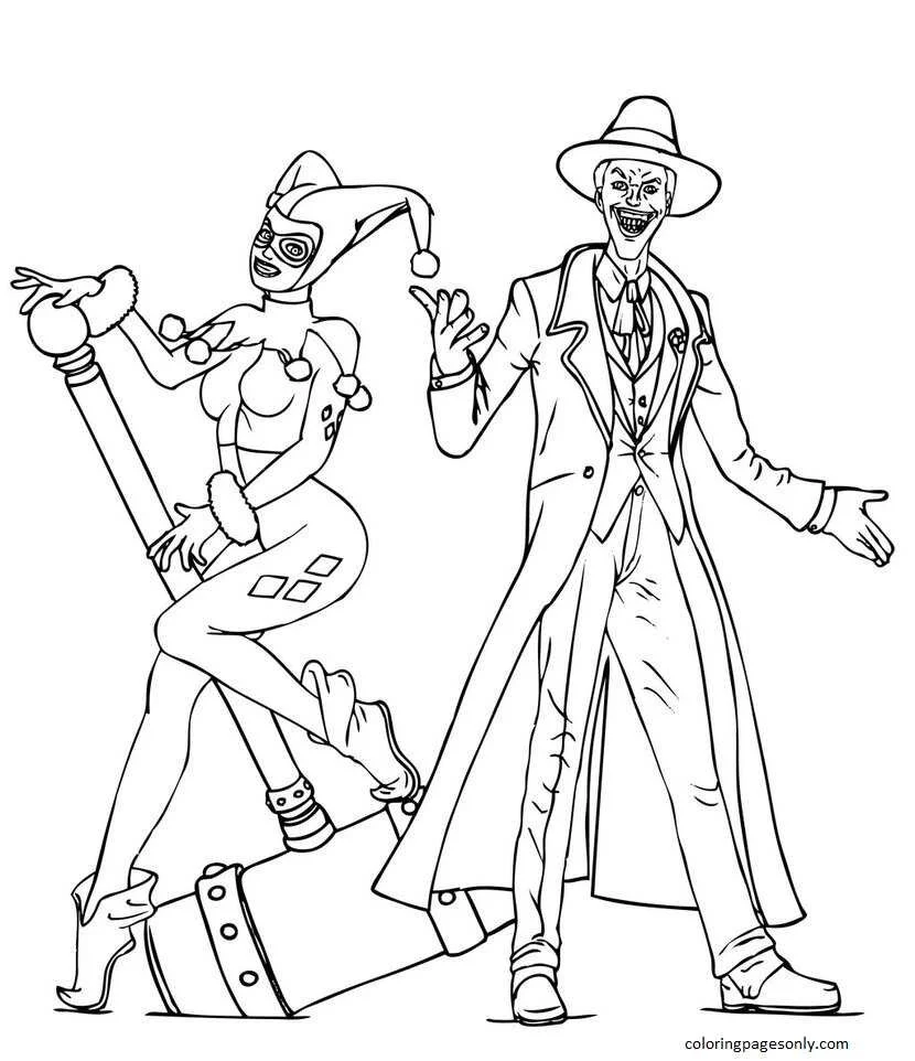 Harley Quinn Coloring Pages 37