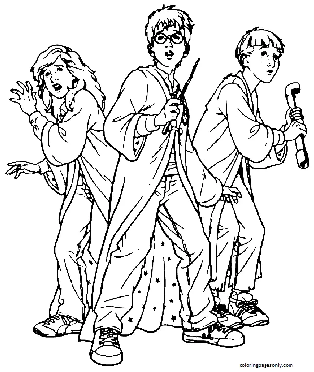 Harry Potter Ausmalbilder