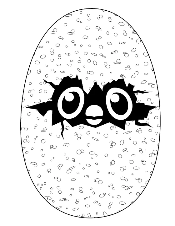 Hatchimals Para Colorear 19
