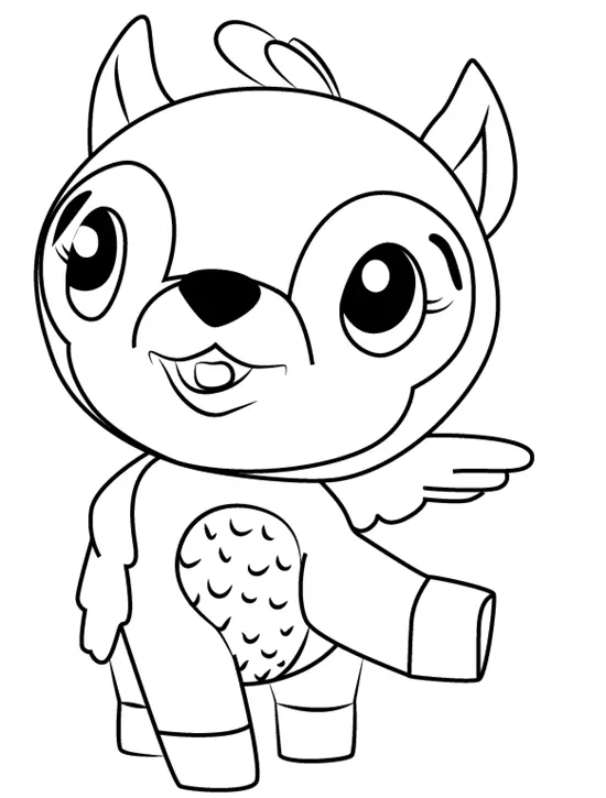Hatchimals Para Colorear 22
