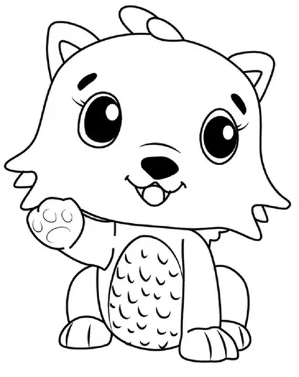Hatchimals Para Colorear 24