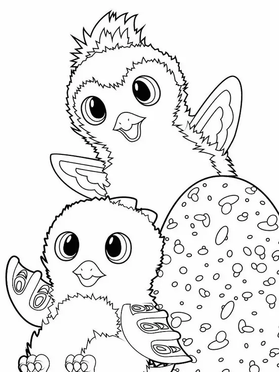 Hatchimals Para Colorear 40