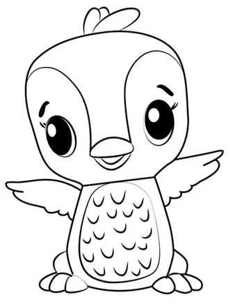 Hatchimals Para Colorear 5