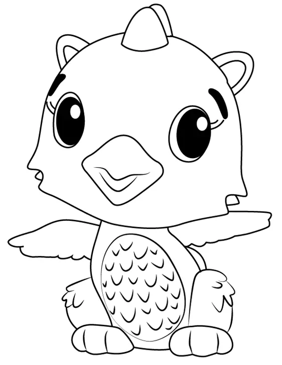 Hatchimals Coloring Pages 51
