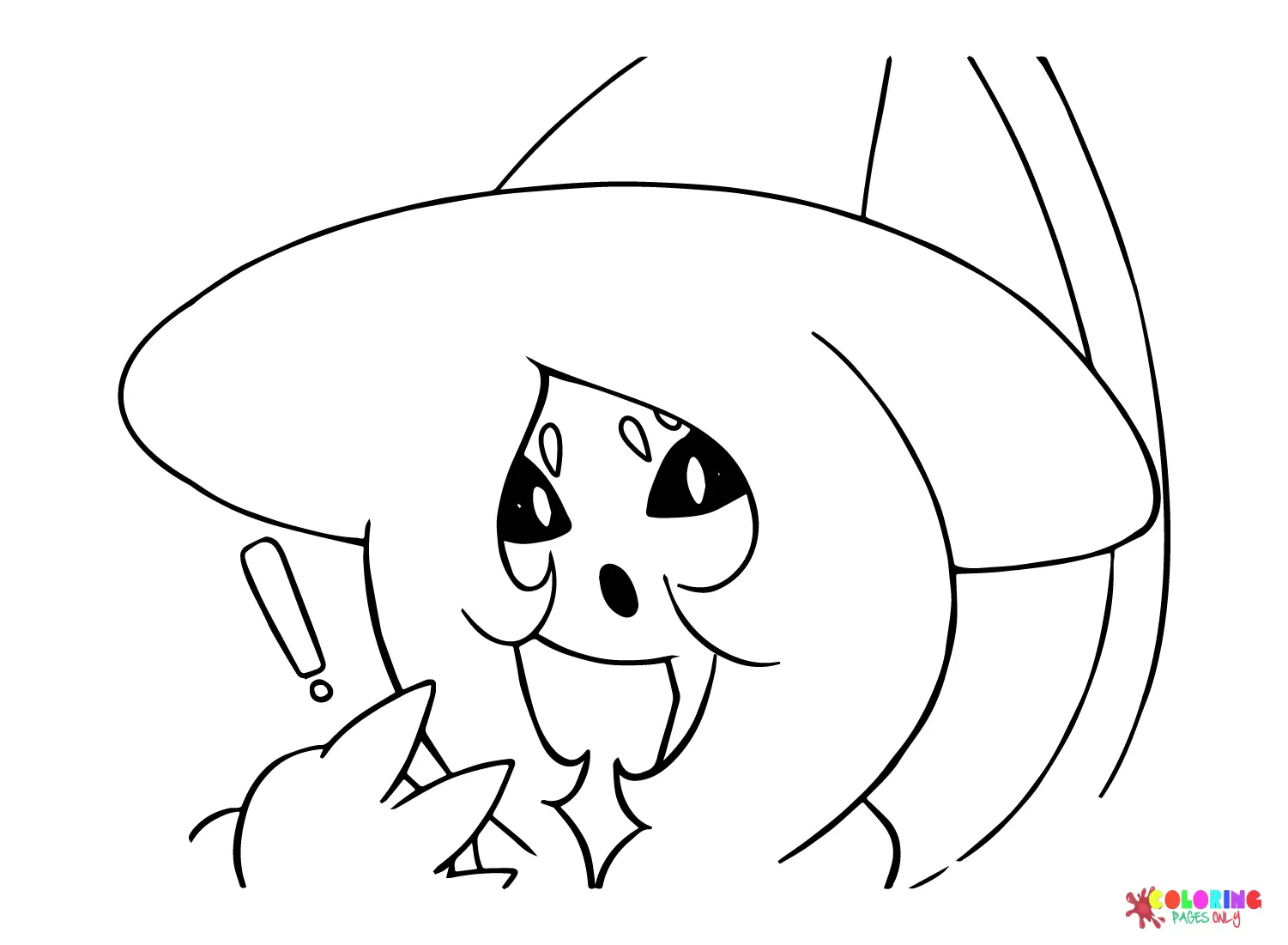 Hatterene Coloring Pages