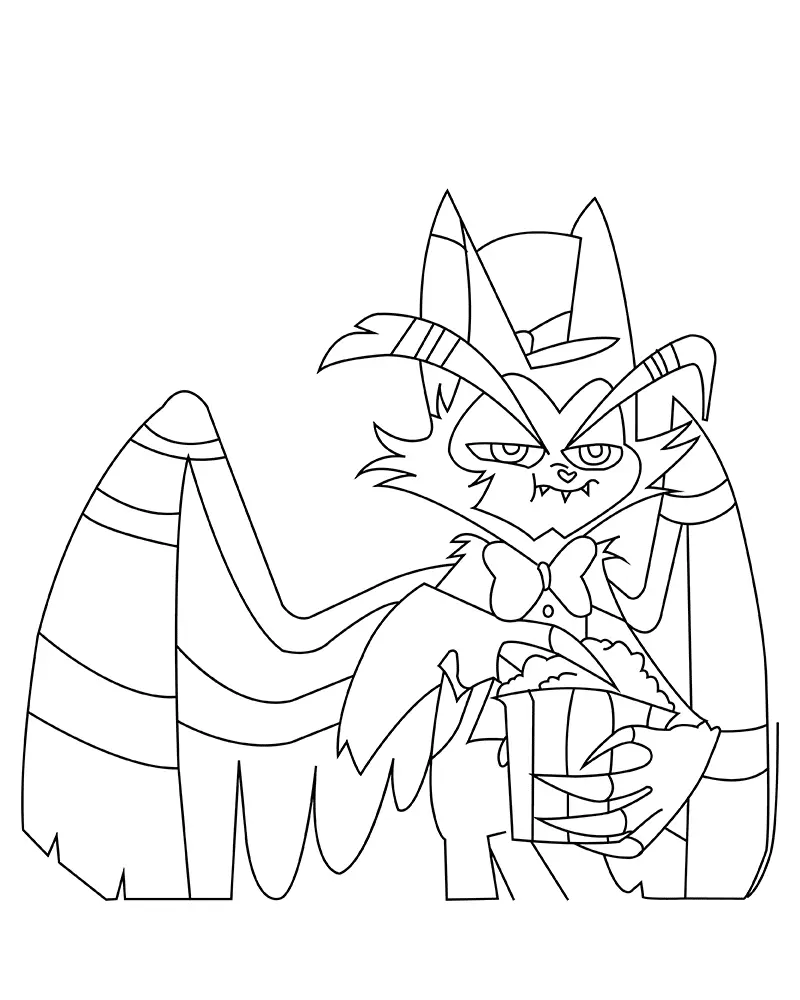 Hazbin Hotel Coloring Pages 1